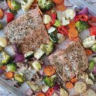 Simple Salmon and Roasted Vegetables