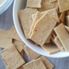 Easy Almond Flour Crackers (Grain free, Gluten Free, Vegan!)