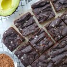 Fudgy Avocado Brownies