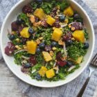 Simple Balsamic Beet & Kale Salad