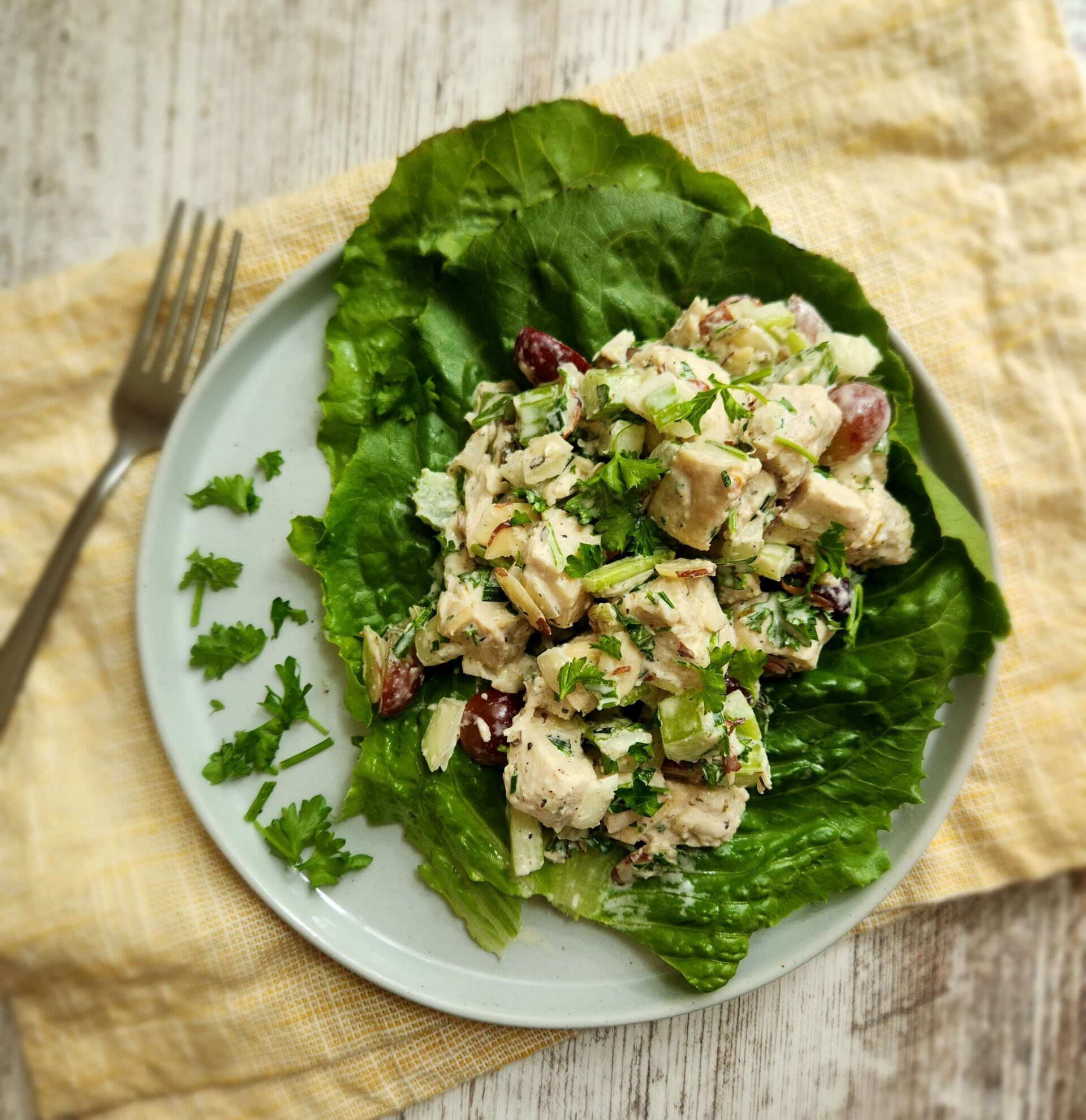 Chicken Salad Lettuce Wraps