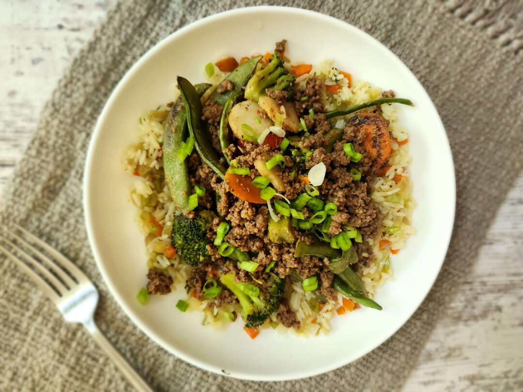 Korean Ground Beef Stir-Fry