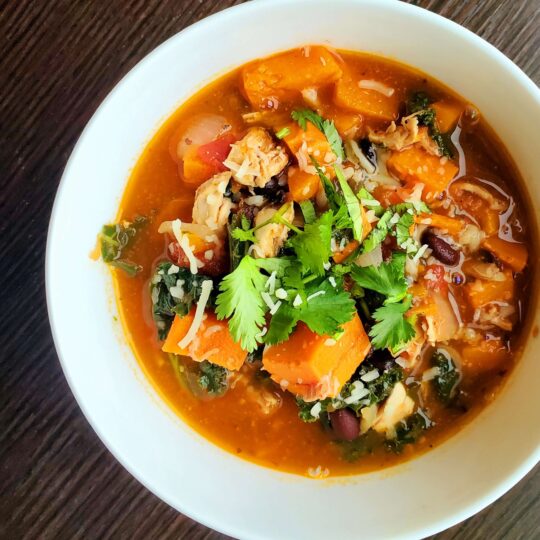 Sweet Potato Black Bean Chili