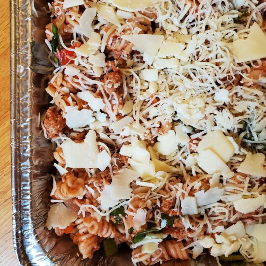 Turkey Veggie Pasta Bake
